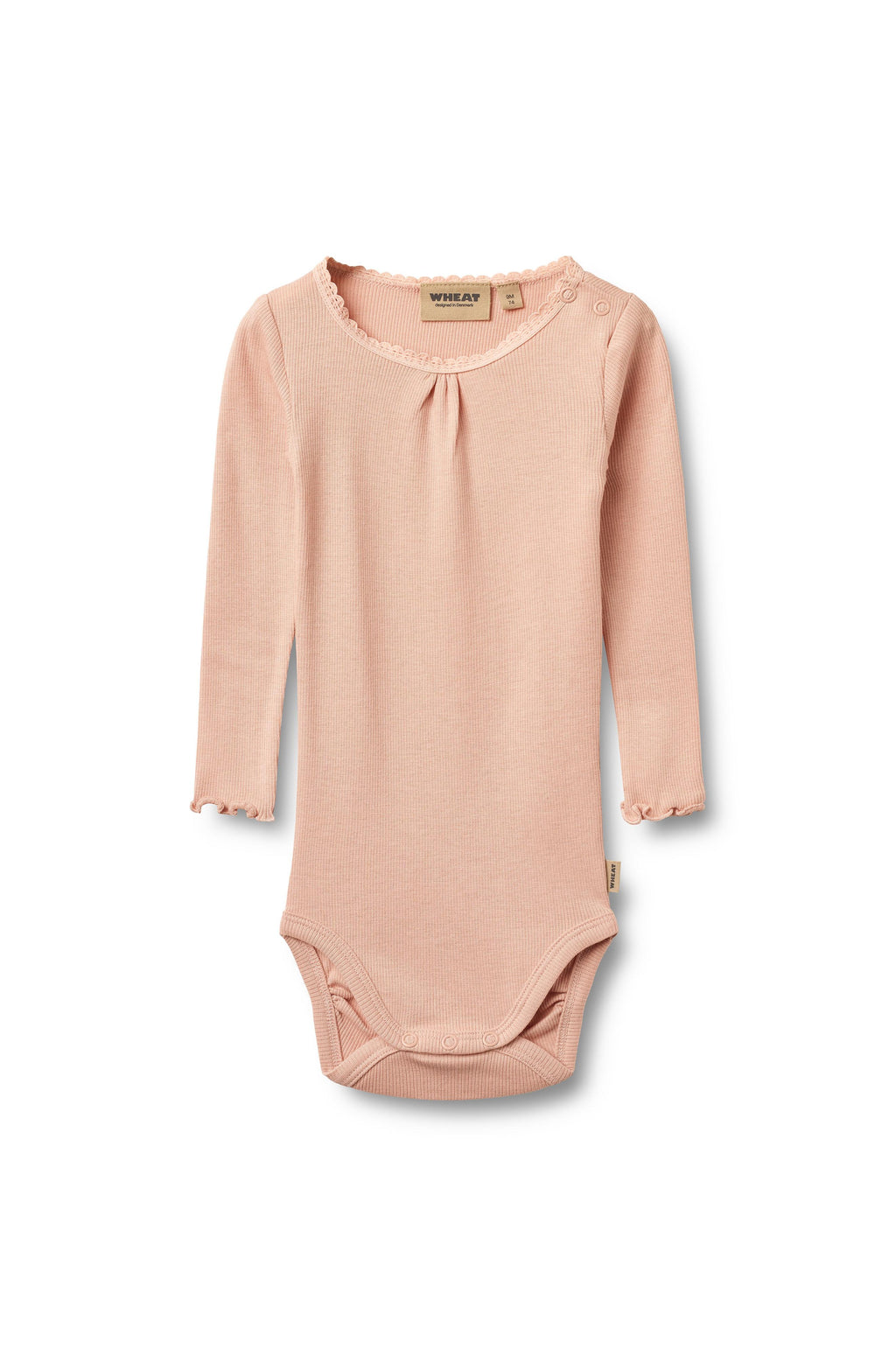 Body Côtelé Manches Longues Lotta - Rose Cloud