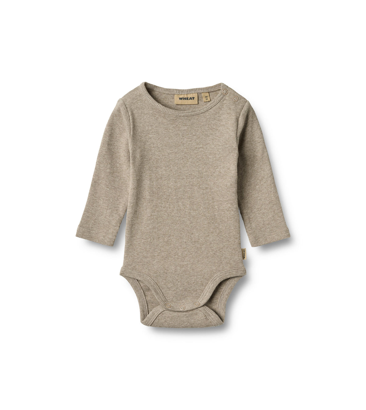 Body a maniche lunghe Spencer - Grigio ghiaia mélange