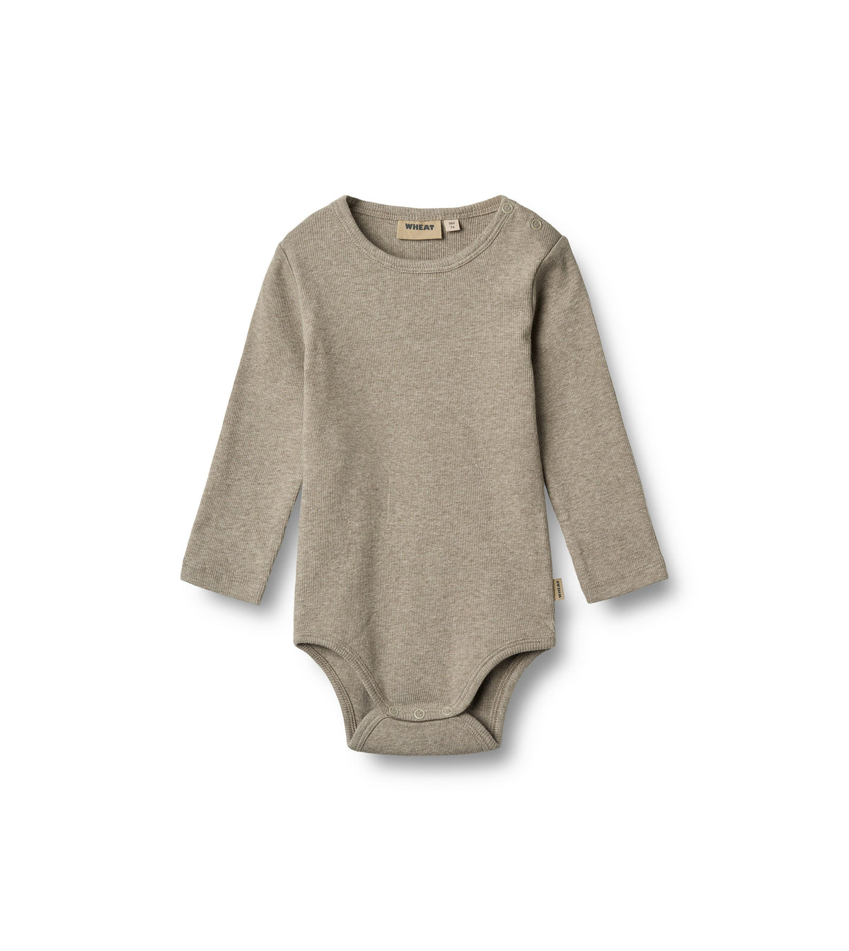 Body a maniche lunghe Spencer - Grigio ghiaia mélange