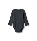 Body a maniche lunghe Spencer - Blu navy