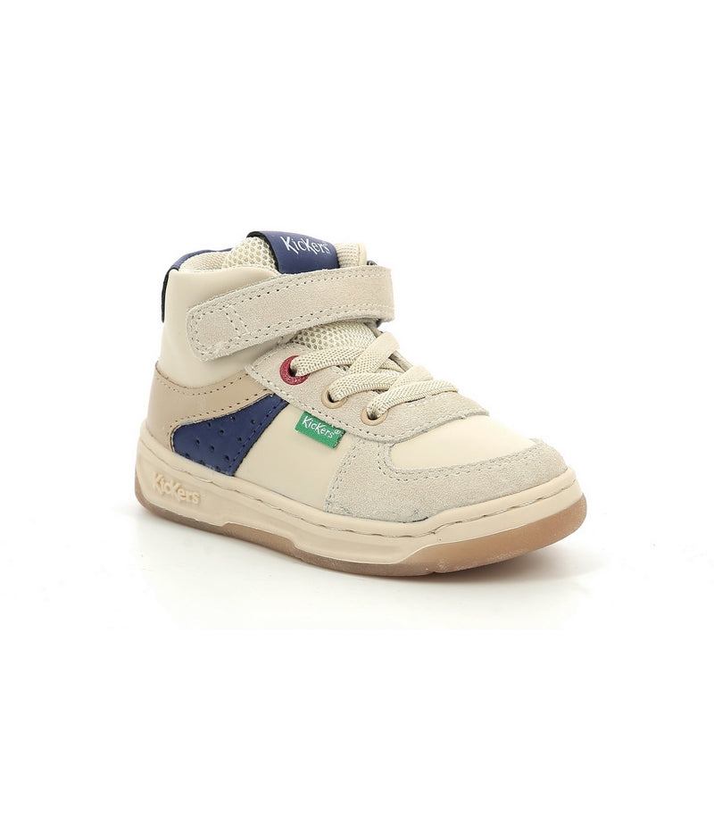 Sneakers Haut Kickalien - Beige - Enfant