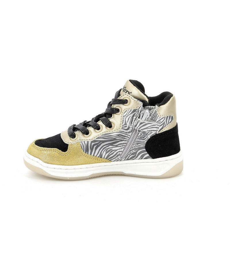 Sneakers Haut Kicklax - Jaune - Enfant