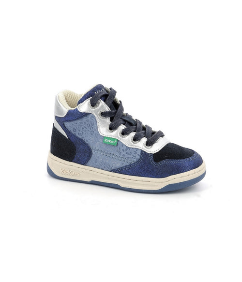 Sneakers Haut Kicklax - Marine - Enfant