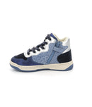 Sneakers Haut Kicklax - Marine - Enfant