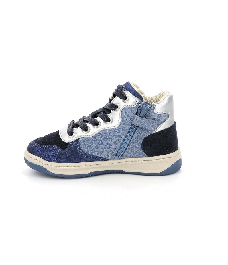 Sneakers Haut Kicklax - Marine - Enfant