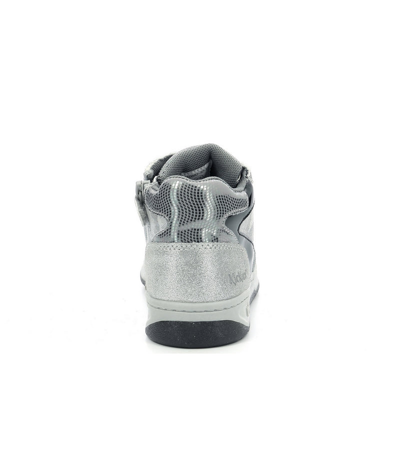 Sneakers Haut Kicklax - Argent - Enfant