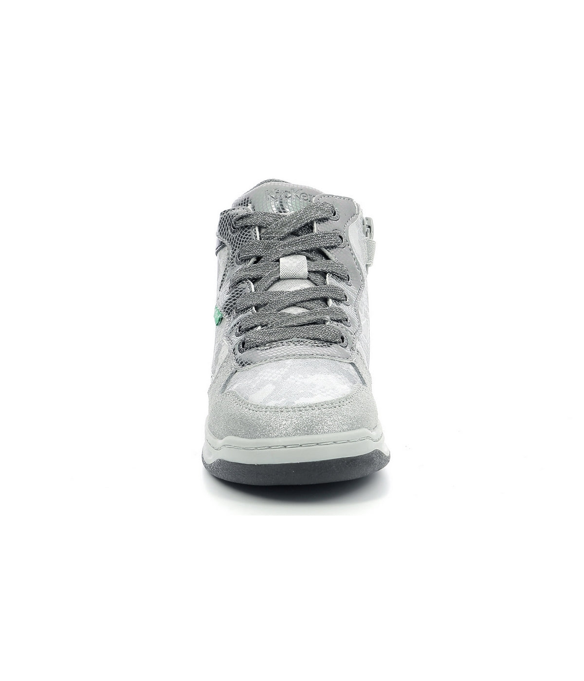 Kicklax High-Top Trainers - Silver - Children