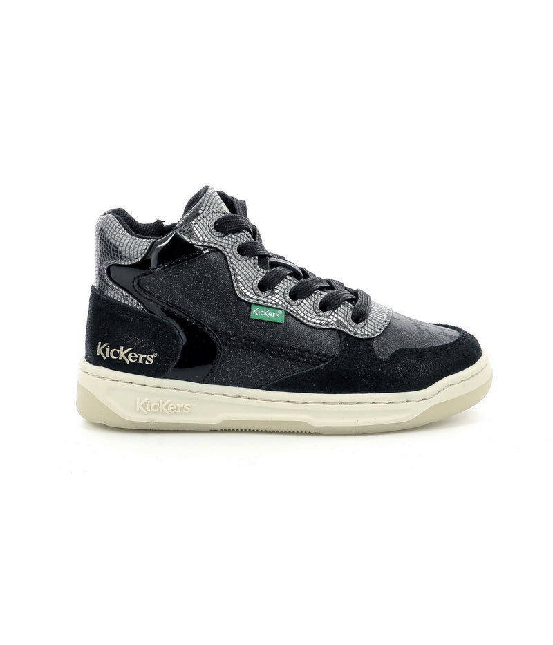 Sneakers Haut Kicklax - Noir - Enfant