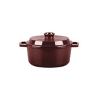 MasseIron - Cazuela Redonda - Hierro Fundido Esmaltado - Merlot