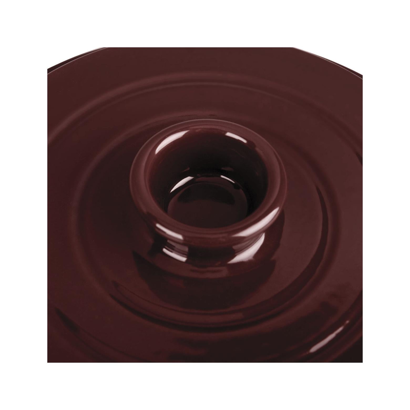 MasseIron - Cazuela Ovalada - Hierro Fundido Esmaltado - Merlot