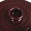 Cocotte En Fonte Ovalee ‘Masseiron’ Merlot 33 X 26 X 12,5Cm - Bordeau / Noir