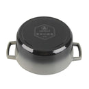 Cocotte En Fonte Ronde ‘Masseiron’ Ardoise 20X10Cm - Gris / Noir