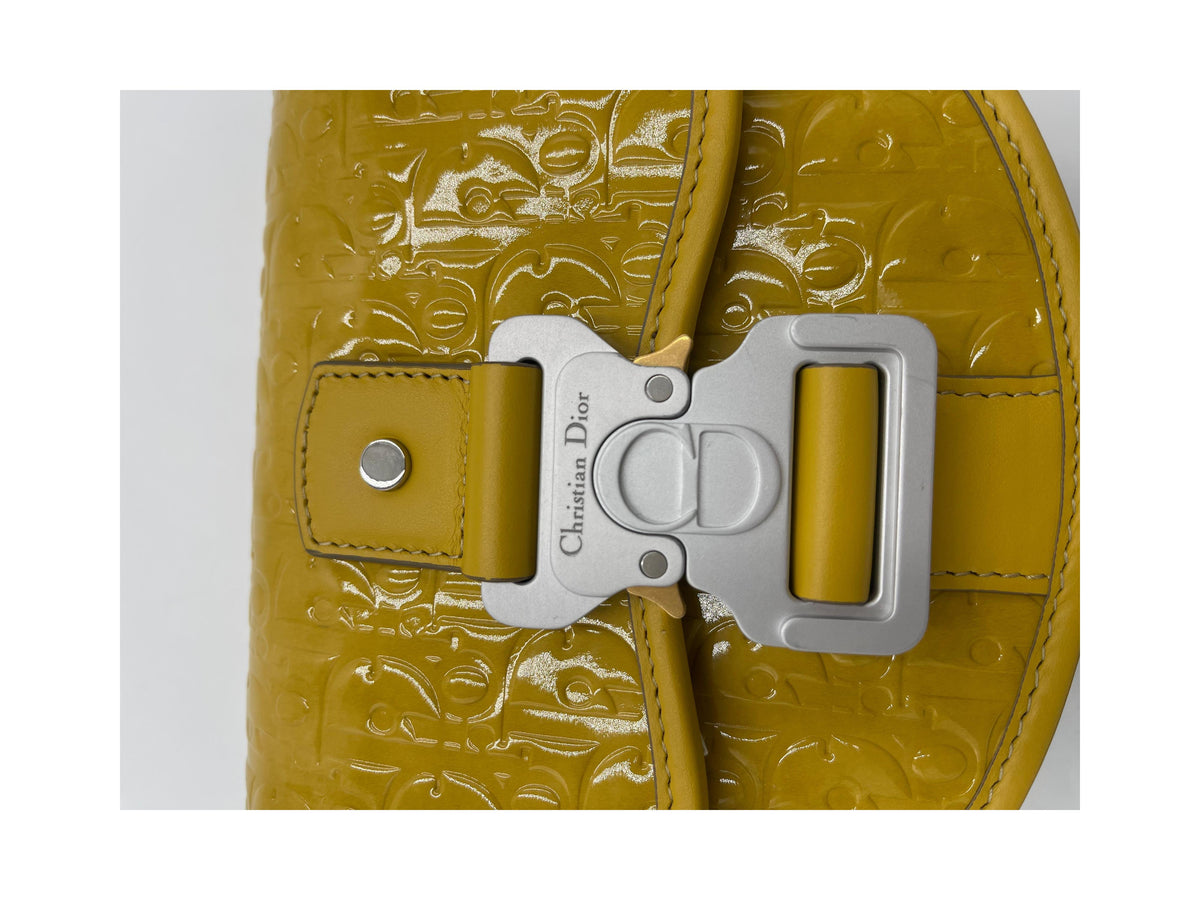 Sac Porté Épaule Christian Dior Saddle Messenger Cuir - Imprimé