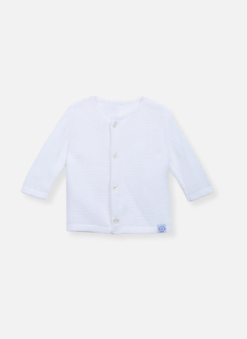 Gilet en Coton Bio - Blanc