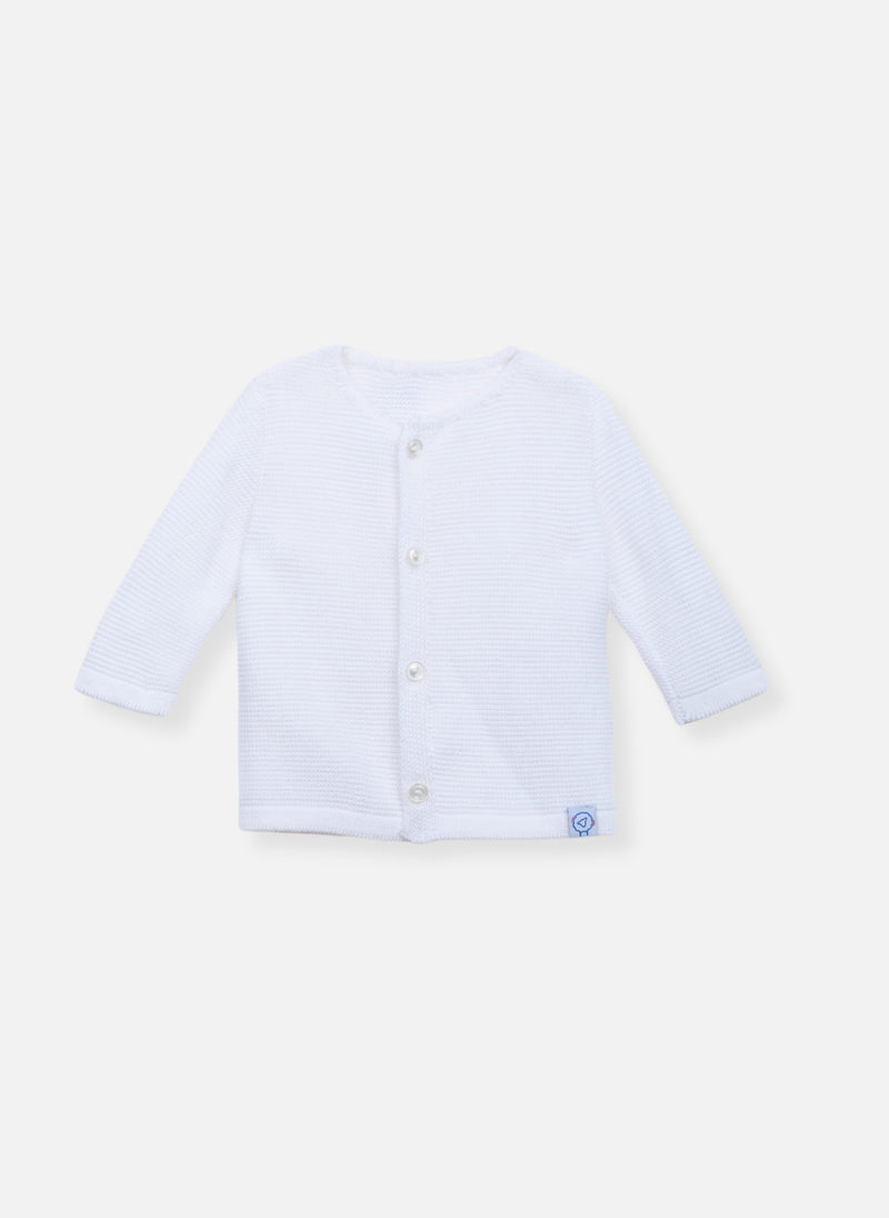 Gilet en Coton Bio - Blanc