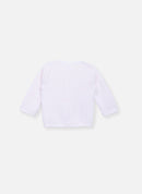 Gilet En Coton Bio - Rose Chiné