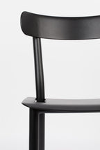 Friday - Outdoor Chair - Aluminum - Black