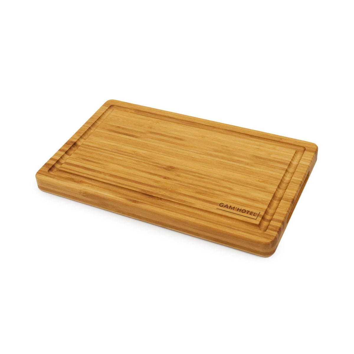 Gam'Hotel - Planche À Découper En Bambou 33X20X2,5Cm - Marron Foncé