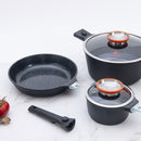 Set De 8 Pièces 24Cm 'Alizée Minimax' - Noir