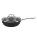 Airiron Set De 9Pcs Indépendante - Casserole 16Cm - Casserole 18Cm Avec Son Couvercle - Sauteuse 24Cm Avec Son Couvercle - Faitout 24Cm Avec Son Couvercle - Poêle 24Cm - Poêle 28Cm - Noir