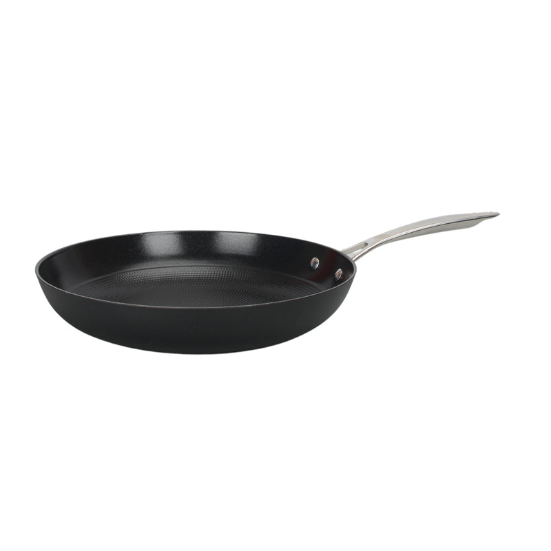Airiron Set De 9Pcs Indépendante - Casserole 16Cm - Casserole 18Cm Avec Son Couvercle - Sauteuse 24Cm Avec Son Couvercle - Faitout 24Cm Avec Son Couvercle - Poêle 24Cm - Poêle 28Cm - Noir