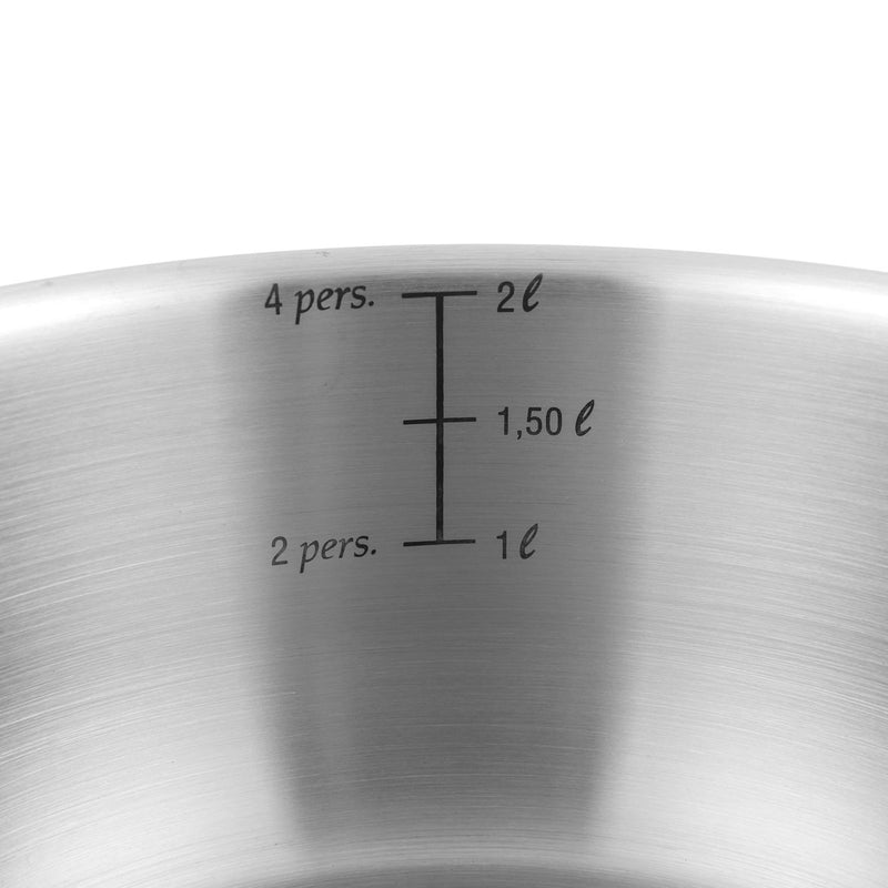 3 Casseroles Amovible 'Réactif' Inox 16/18/20 Cm Induction - Argent