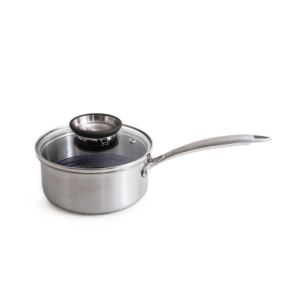 Blacksteel - Gam'Hotel - Batería De Cocina De 10 Piezas Triplex "Blacksteel" - Plateado
