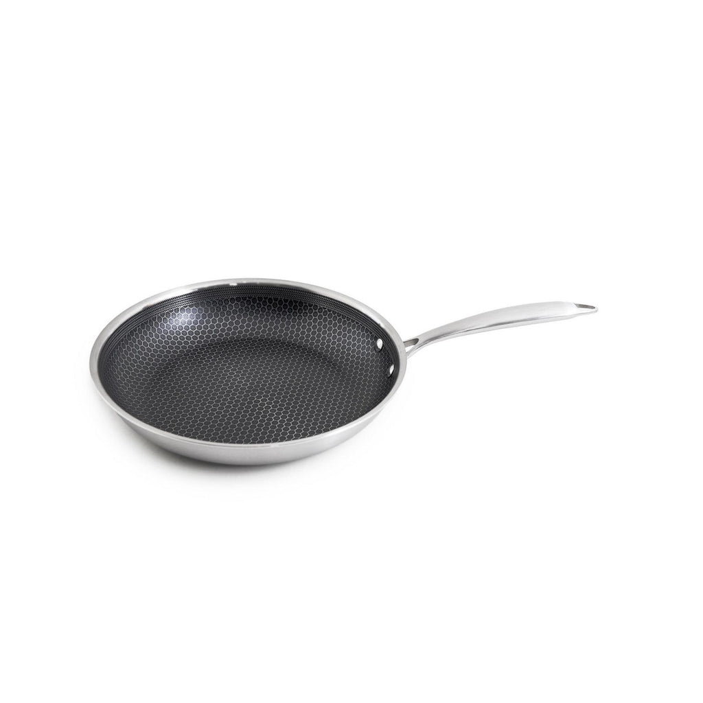 Blacksteel - Gam'Hotel - Batería De Cocina De 10 Piezas Triplex "Blacksteel" - Plateado