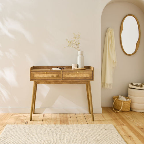 Console D'Entrée Design Palmo - Bois Clair