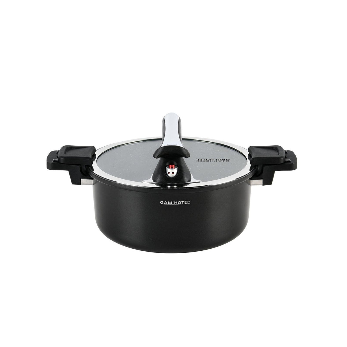 Gam'Hotel - Cuiseur 'Temps De Cuisson Rapide' - 28Cm 6,6L - Noir