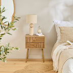 Eden - Bedside table with 2 drawers - Laminated
