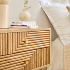 Eden - Bedside table with 2 drawers - Laminated