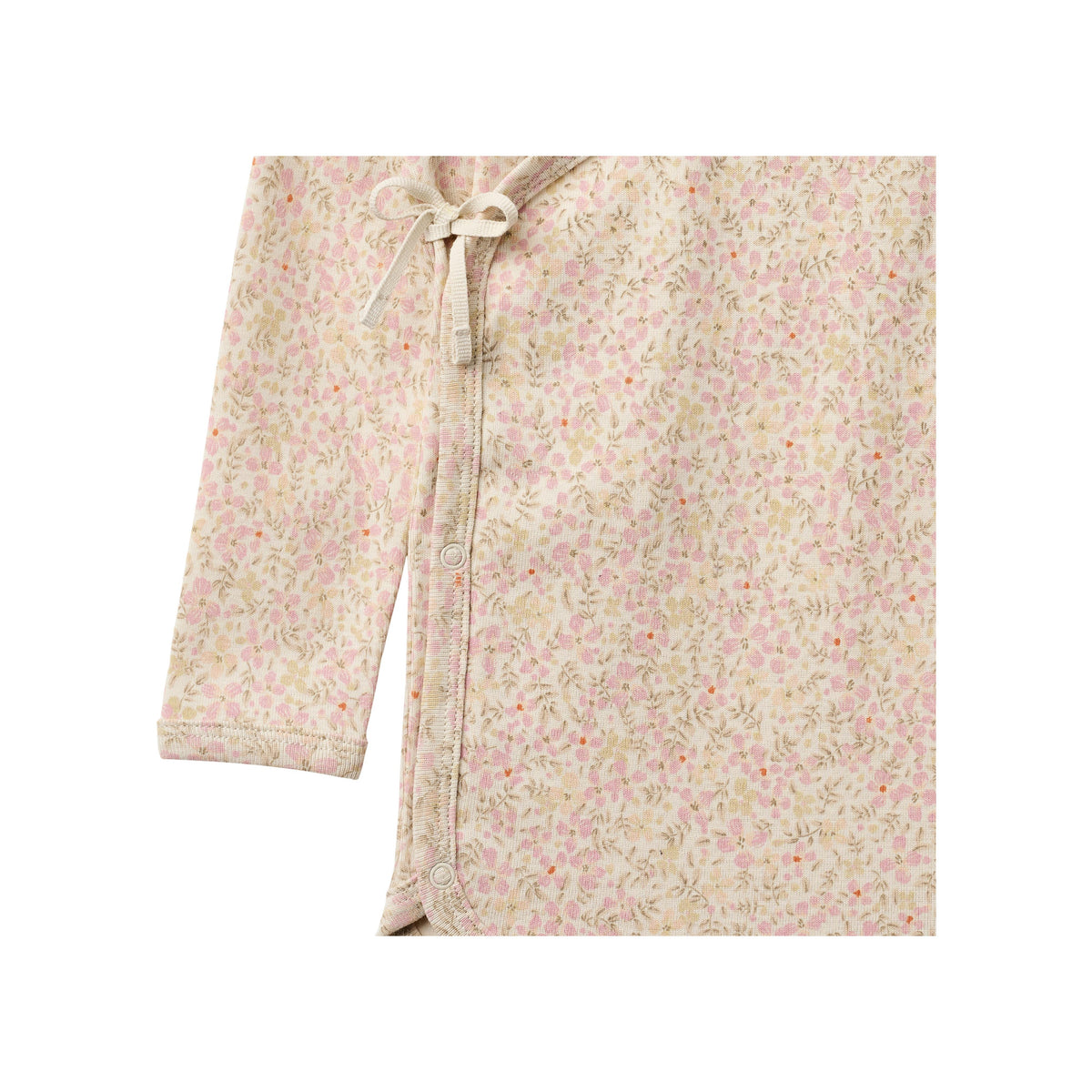 Body incrociato Chia - Fiori corallo