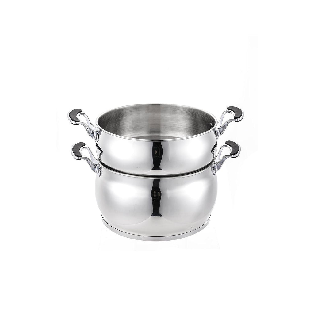 Cuscús - Acero inoxidable - Plata