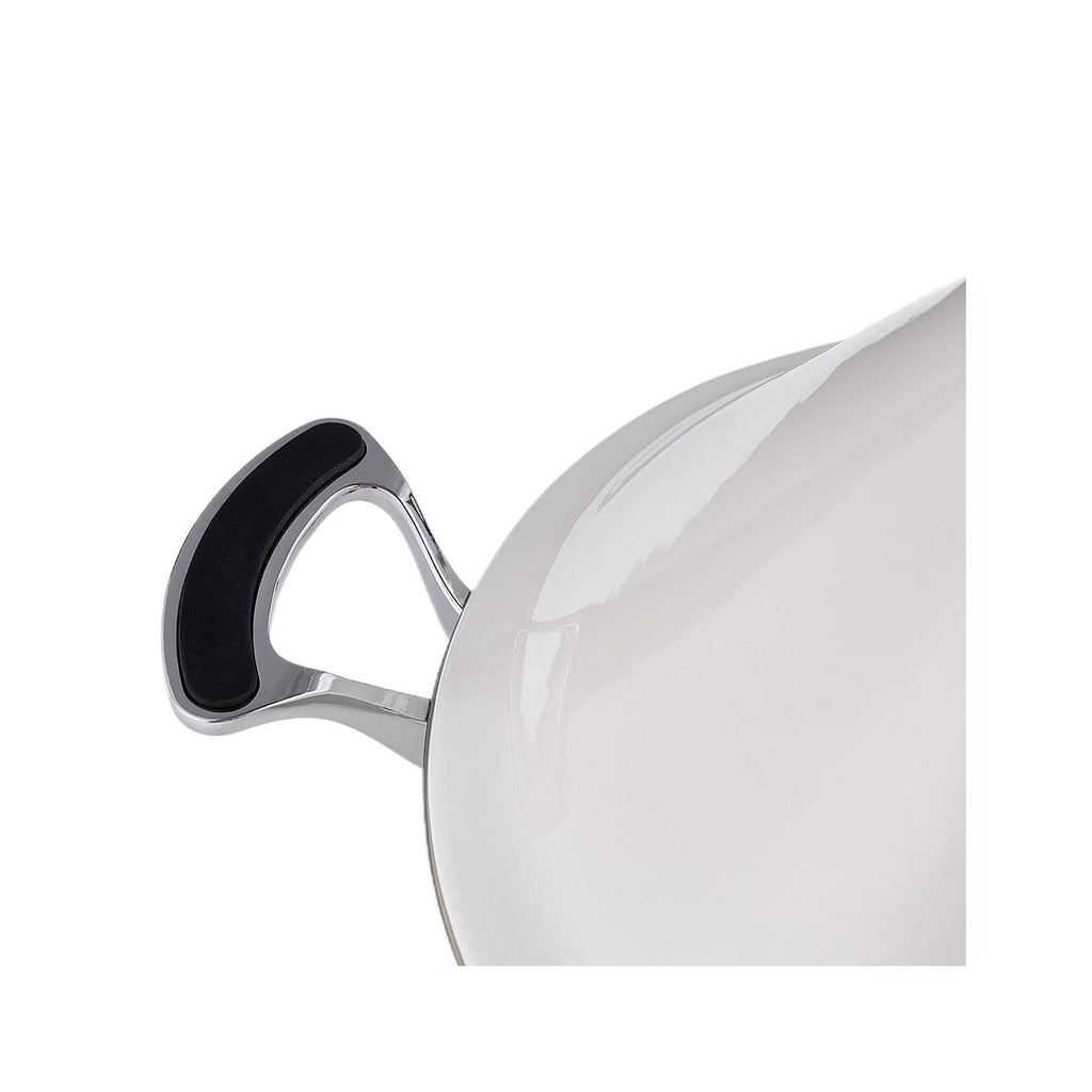 Tagine Con Tapa De Cerámica - Acero Inoxidable - Blanco