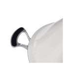 Tagine Con Tapa De Cerámica - Acero Inoxidable - Blanco