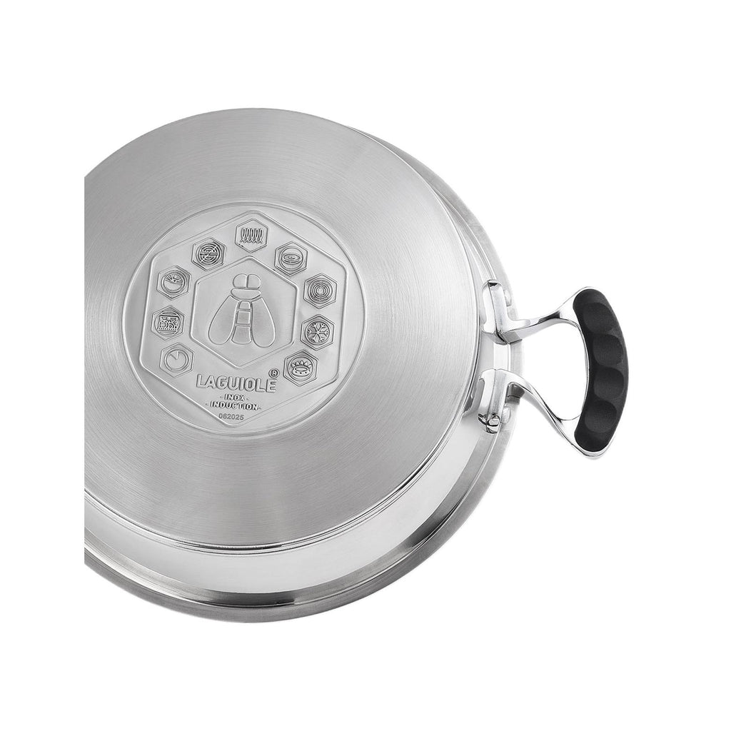 Tagine Con Tapa De Cerámica - Acero Inoxidable - Blanco