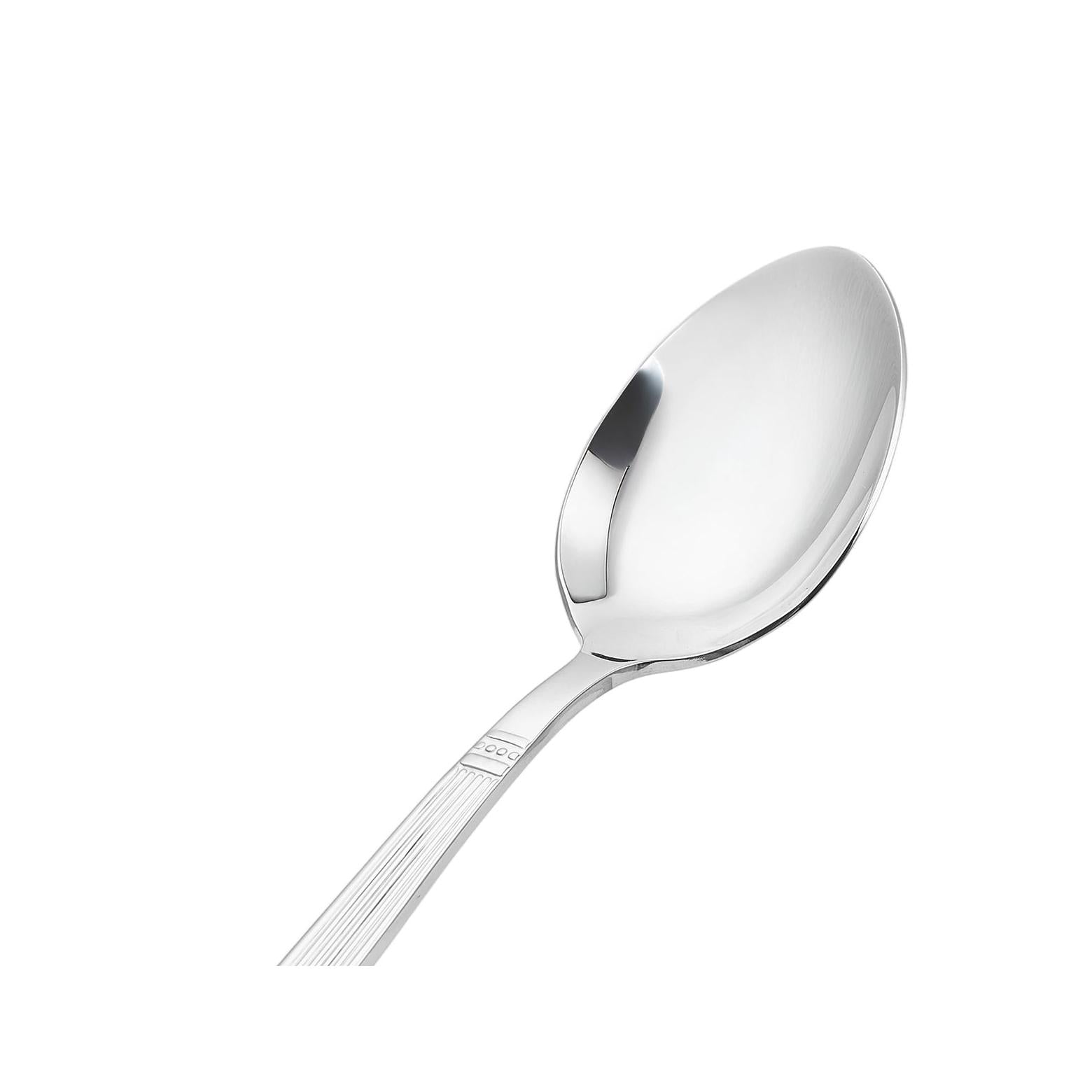 Iris - Juego de cubiertos de 24 piezas - Acero inoxidable - Plata