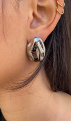 Textured Stone Earrings