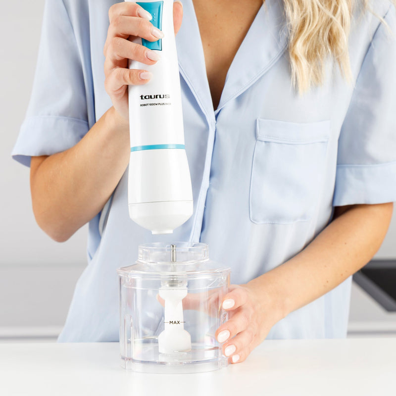 Robot 1000 Plus Stainless Steel Hand Blender - White
