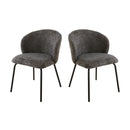 Lot De 2 - Chaise Vesper - Gris