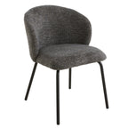 Vesper - Set of 2 Chairs - Heather Fabric & Metal