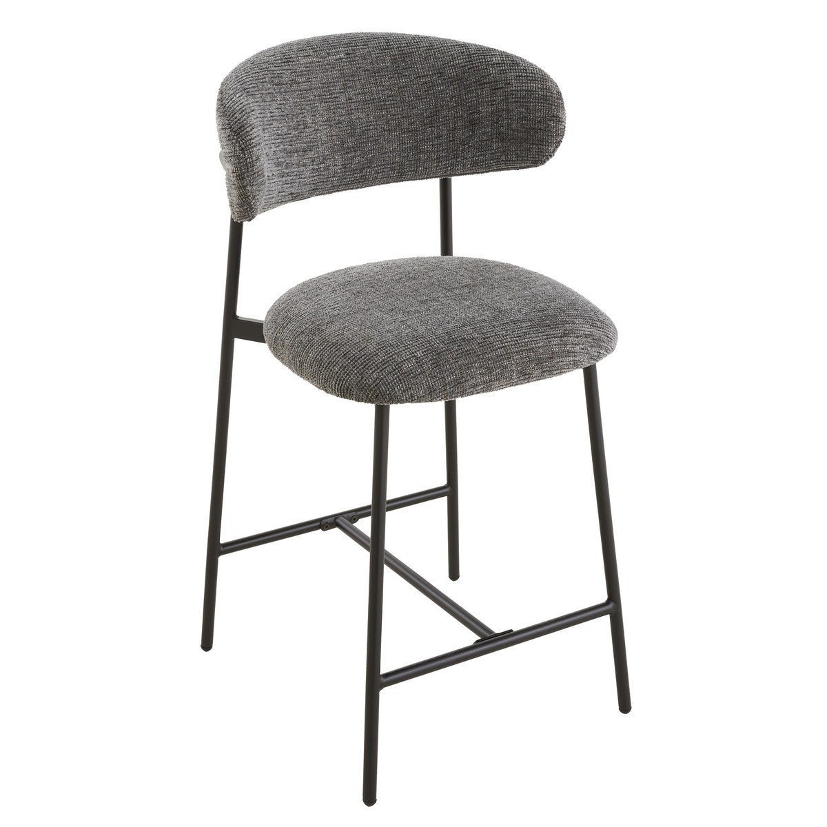 Set of 2 - Draco Bar Stools - Grey