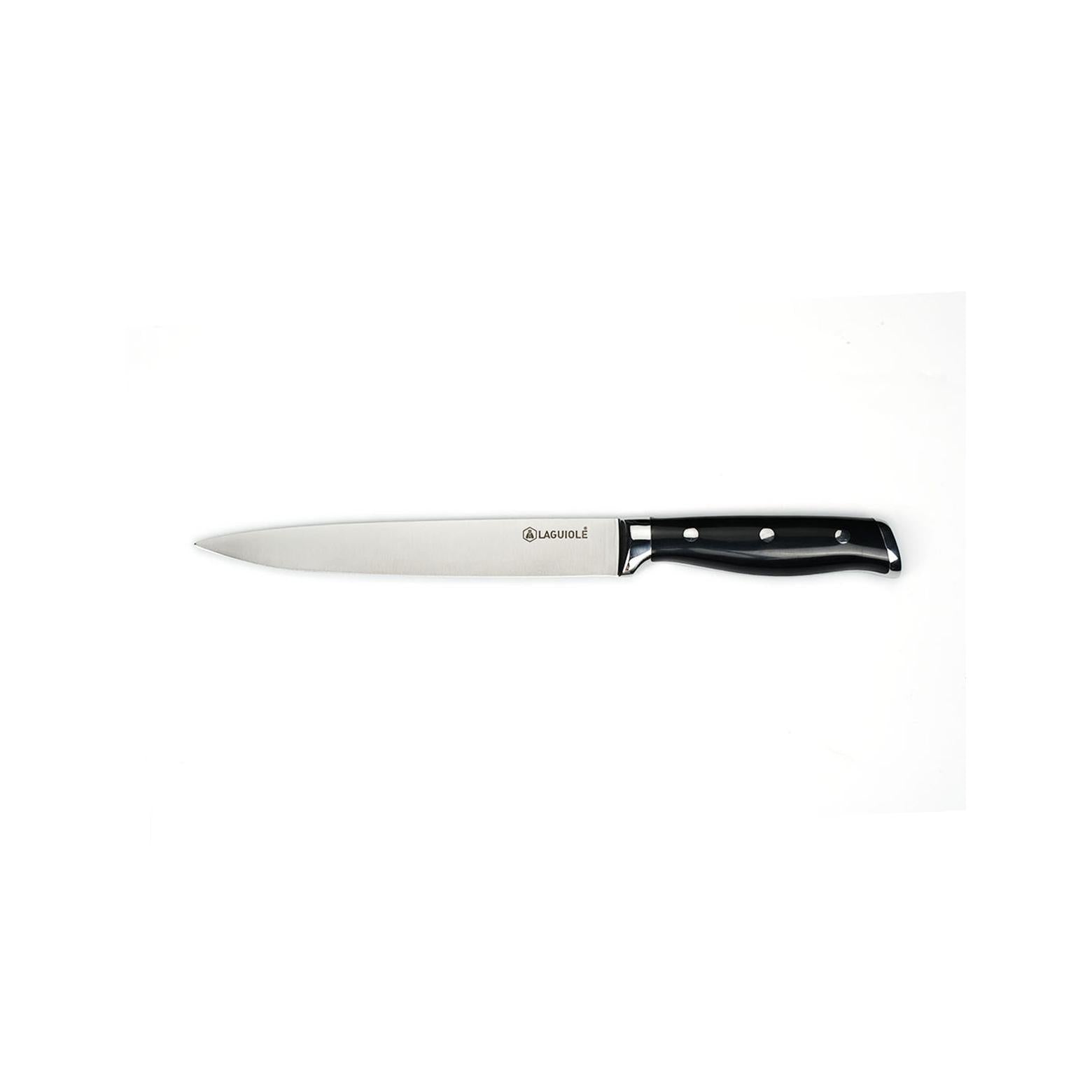 Essentials - Cuchillo rebanador - Acero - Negro