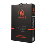 LustroBois - Bloque + 4 Cuchillos - Acero - Negro
