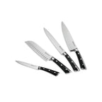 LustroBois - Bloque + 4 Cuchillos - Acero - Negro