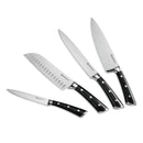 Bloc + 4 Couteaux 'Lustrobois' - Noir