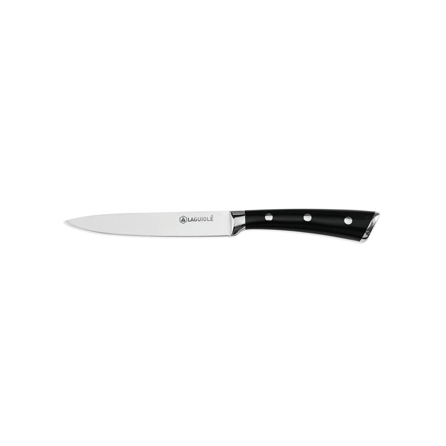 LustroBois - Cuchillo de oficina - Acero - Negro