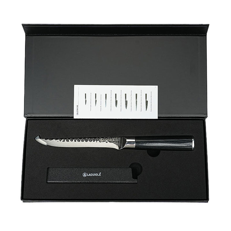 Couteau À Désosser Noir 5Cr15Mov 26Cm Avec Étui 'Sen'