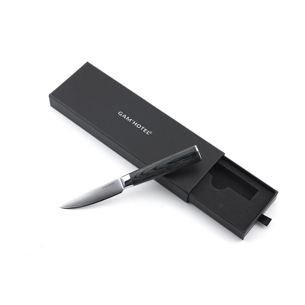 Damarus - Gam'Hotel - Vegetable Knife - 20.5 cm - Black